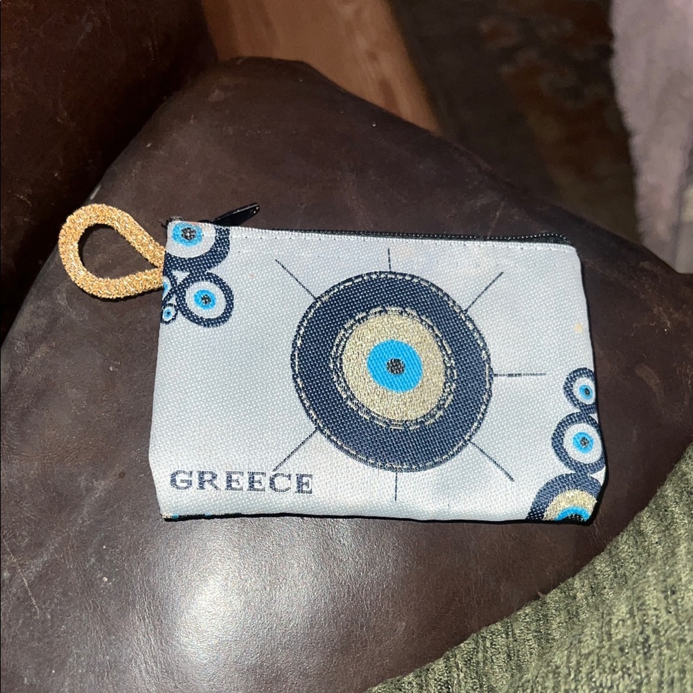 Blue and Gray Coin Pouch - Picture 2 of 2